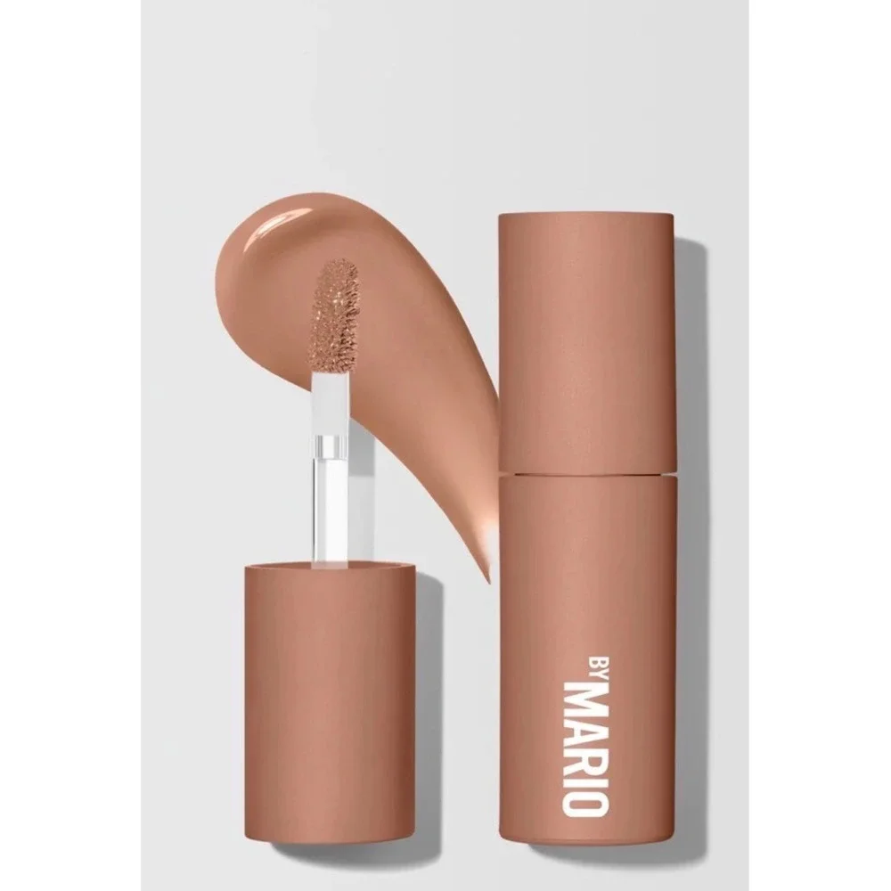 Makeup By Mario Lip Gloss MoistureGlow Plumping Lip Color Soft Nude Shine New